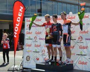 Classic winners podium.